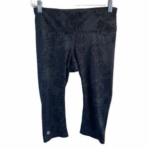 Athleta Crop Soft Leggings Floral Geometric Soft S